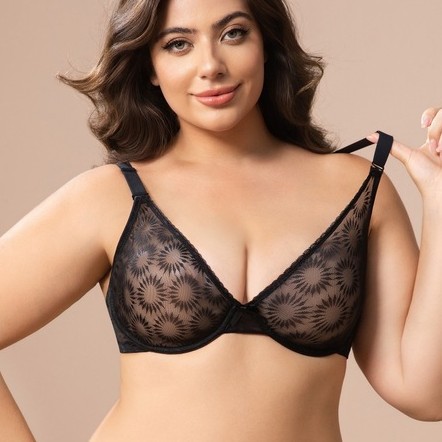 Plus Size Lace Bra Women Yello - Minimizer Bra Women incelemesi ve fiyatı