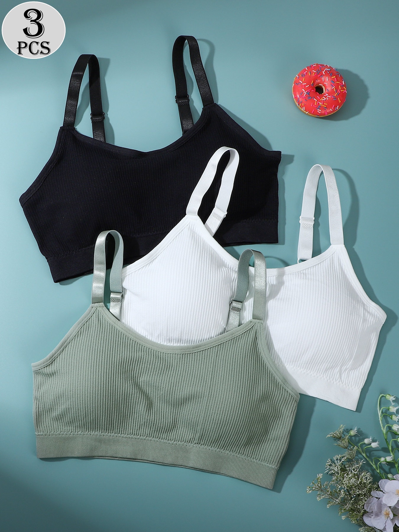 3-Pack - Women's Sports Bra -  - Underwire Bra Padded incelemesi ve fiyatı