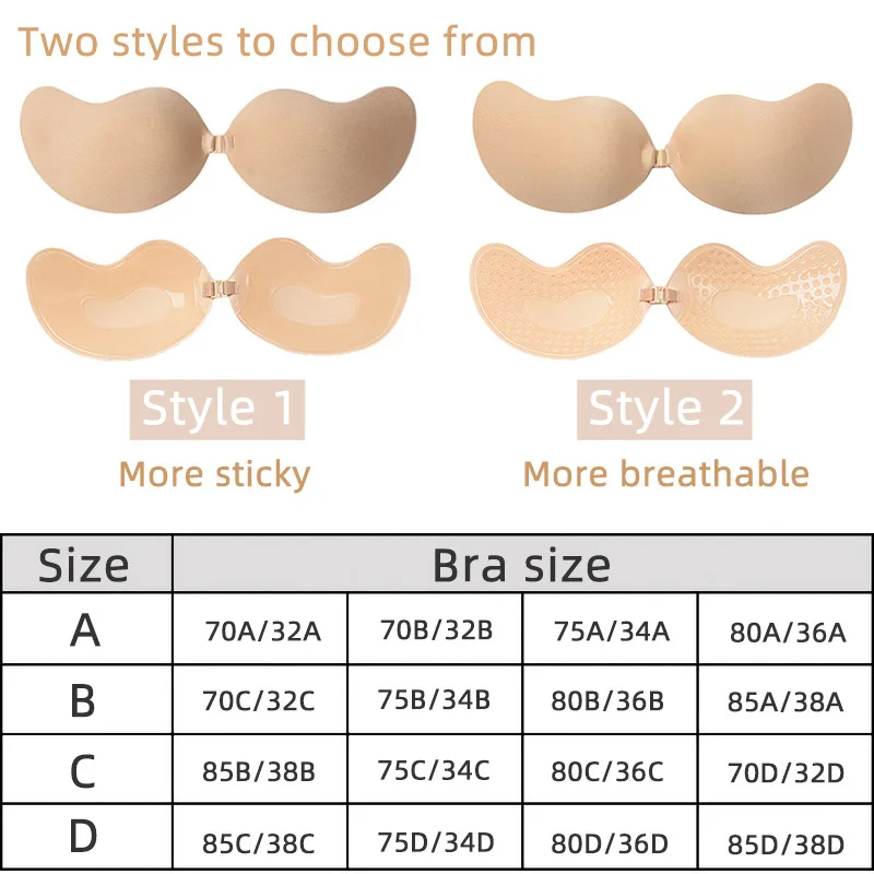 Sexy Women's bra Invisible Pus - Backless Bra Sticky incelemesi ve fiyatı