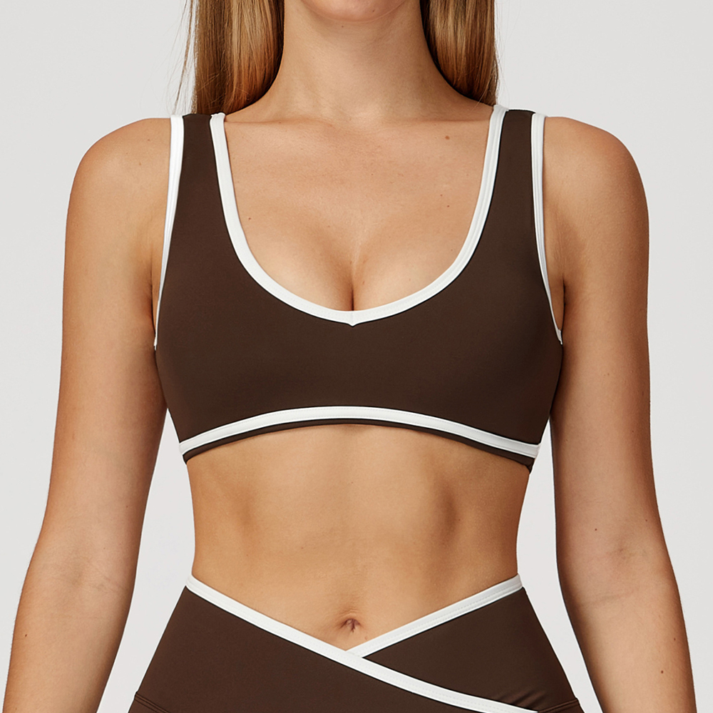 V-Neck Sports Bra Women Top Pu - Minimizer Bra Women incelemesi ve fiyatı