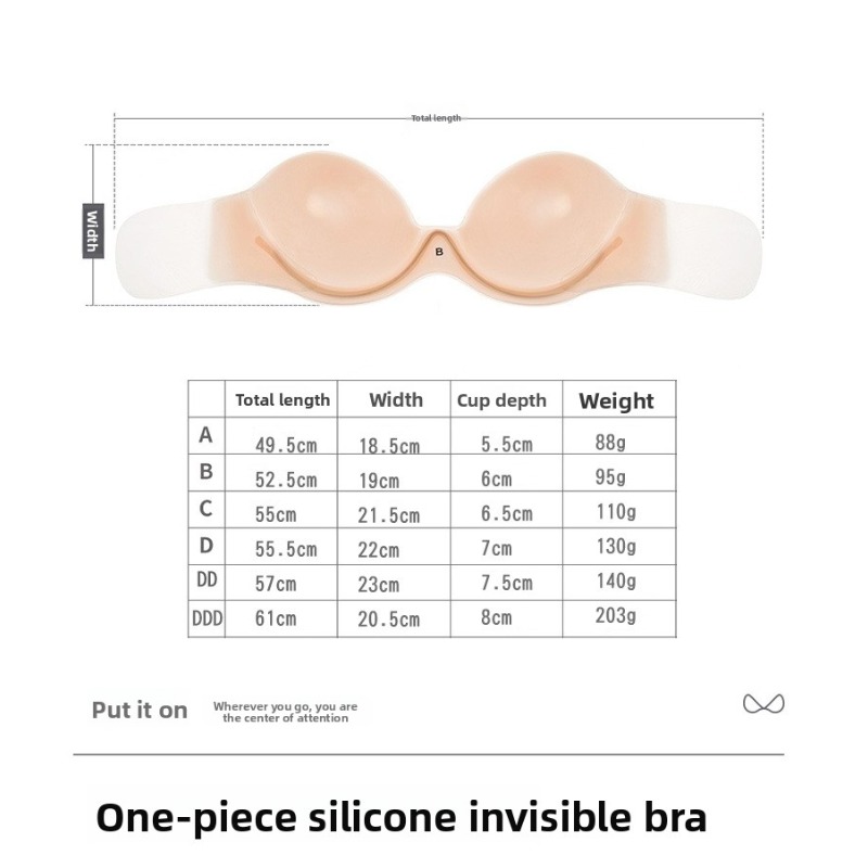 Strapless Silicone Adhesive Br - Push Up Bra Silicone incelemesi ve fiyatı