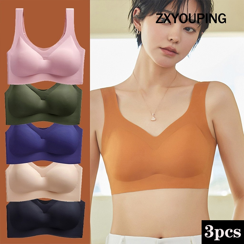 3PCS Sexy Sports Bra Seamless  - Underwire Bra Padded incelemesi ve fiyatı