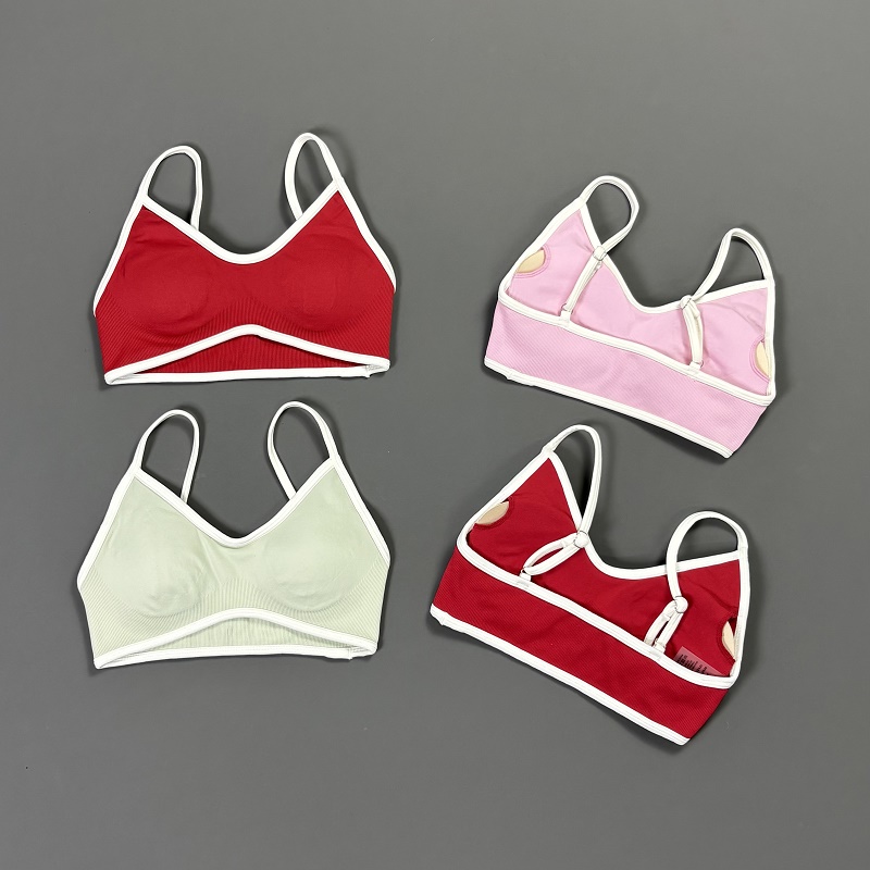 Women Contrastline Yoga Bra V  - Sports Bra Racerback incelemesi ve fiyatı