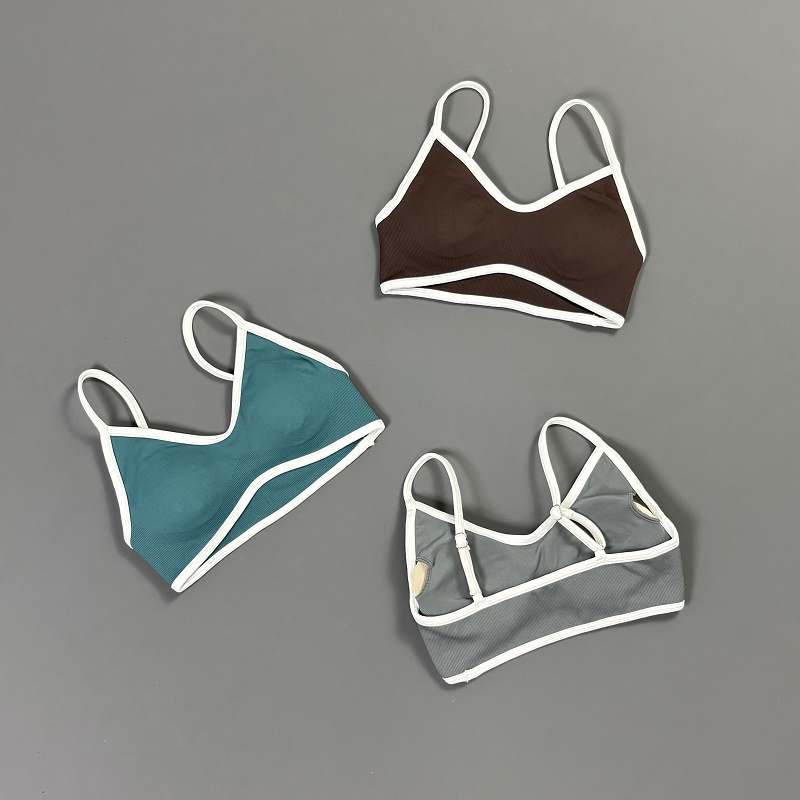 Women Contrastline Yoga Bra V  - Sports Bra Racerback incelemesi ve fiyatı
