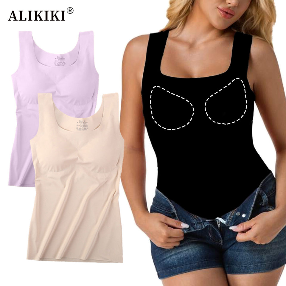 Ice Silk Wireless Push Up Tank - T Shirt Bra Seamless incelemesi ve fiyatı