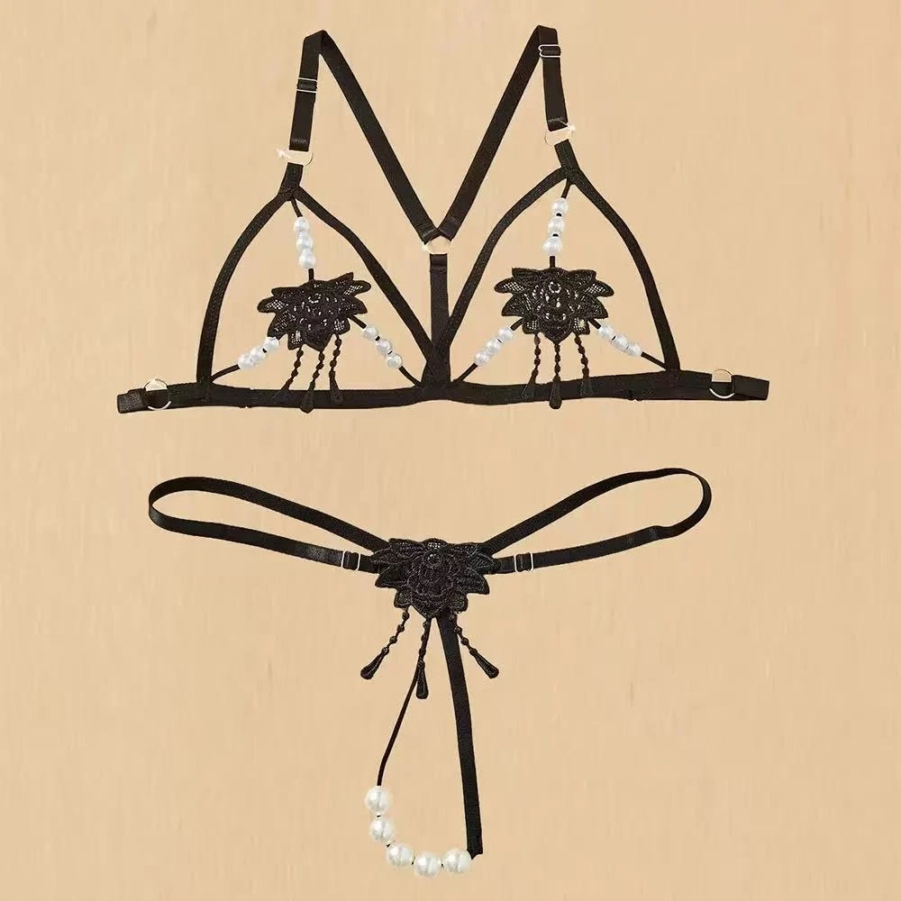 Women Lolita Hot Lingerie Unde - Lace Bralette Set incelemesi ve fiyatı