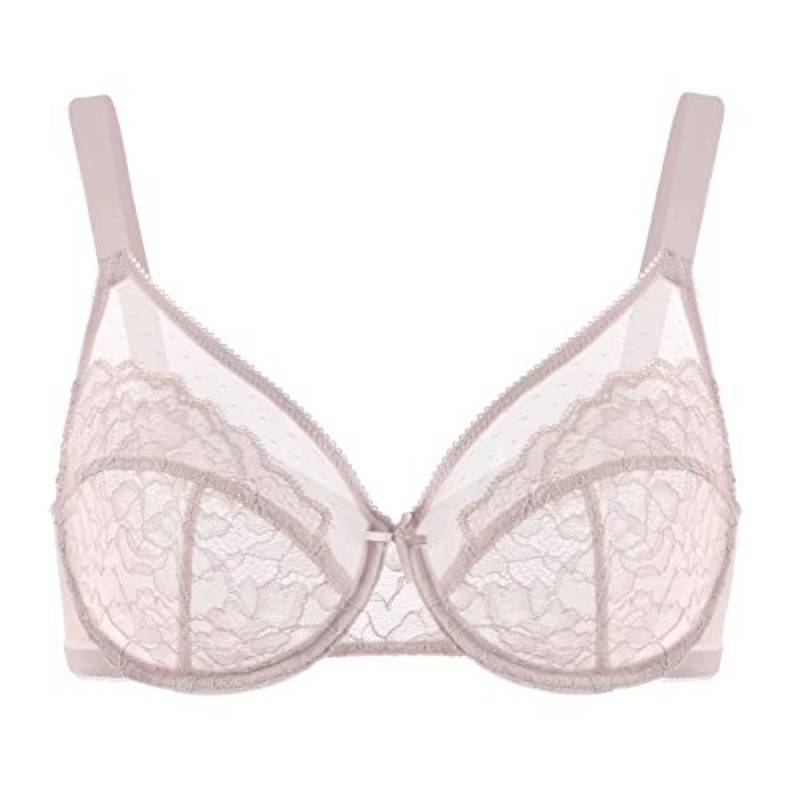 Plus Size Lace Bra French Push - Sheer Mesh Bra incelemesi ve fiyatı