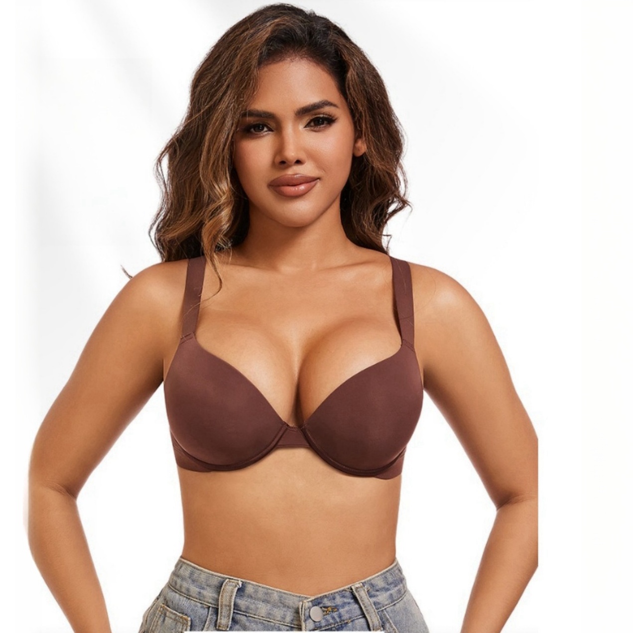 2025 Women's Plus Size Push Up - Demi Bra Balconette incelemesi ve fiyatı