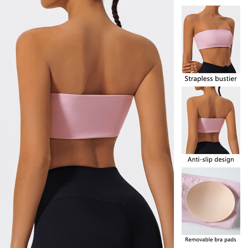 Strapless Sports Bra Gym Crop  - Sports Bra Racerback incelemesi ve fiyatı