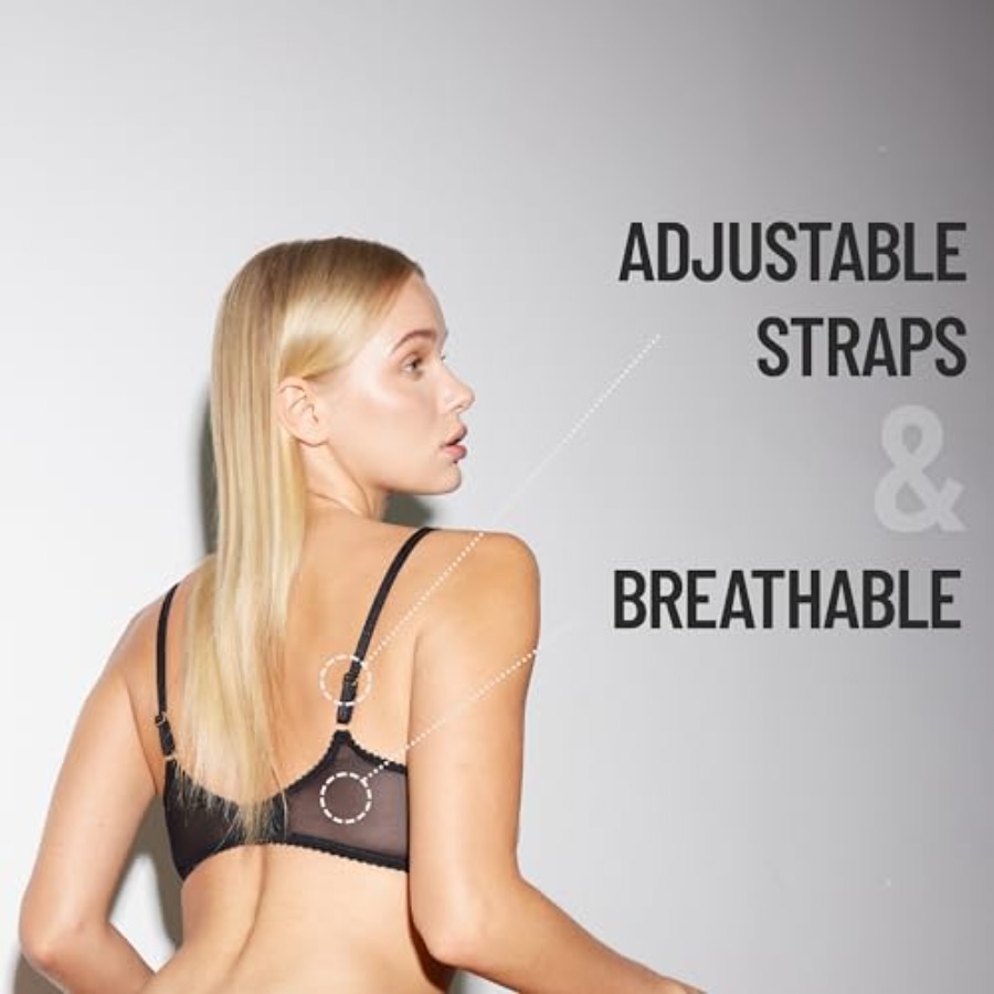 Faye Women's Sexy Lace Bra, Ba - Demi Bra Balconette incelemesi ve fiyatı