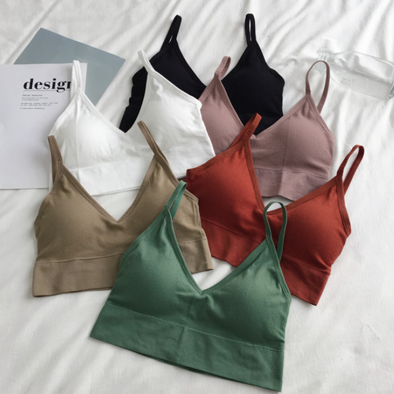 Women Sexy Crop Tops Bra Tube  - T Shirt Bra Seamless incelemesi ve fiyatı